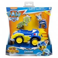 Paw Patrol Mighty Pups Super Paws Οχήματα Περιπέτειας Deluxe Chase (054637)