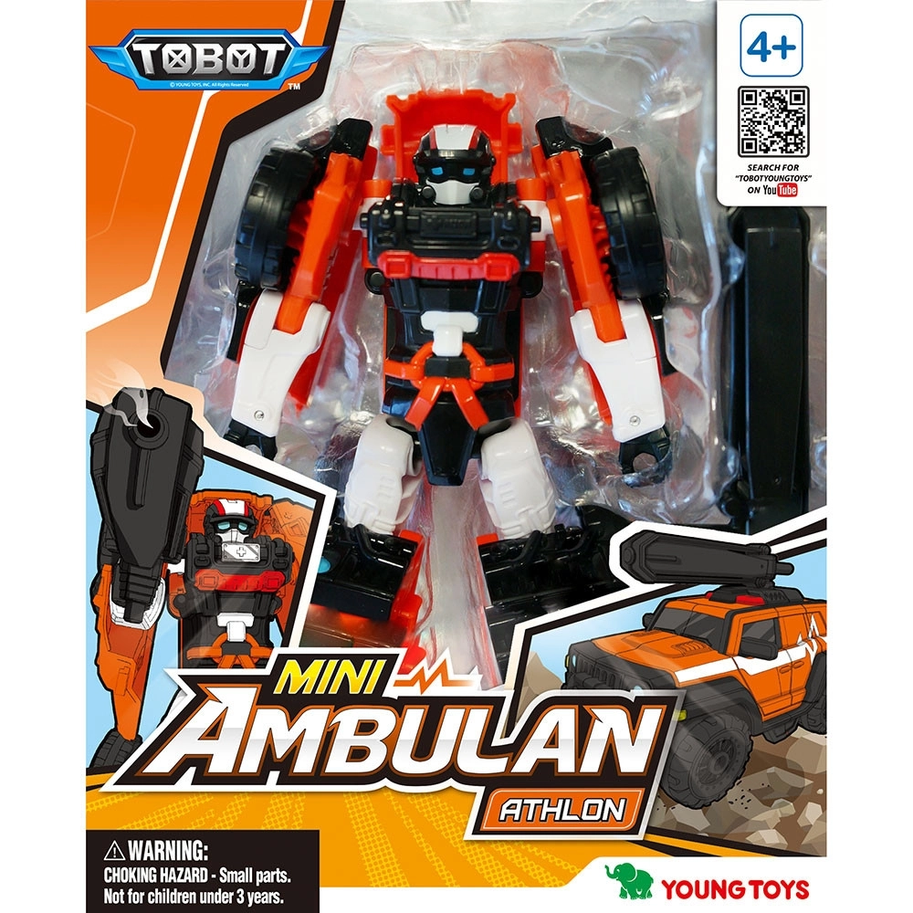 Just Toys Tobot Mini Ambulan (301080) 3 Just Toys Tobot Mini Ambulan (301080) - Image 3