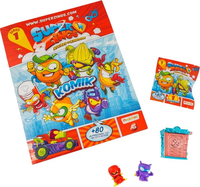 AS το καλό παιχνίδι Superzings Κόμικ Starter Pack Σειρά 1 (1013-61120) 2 AS το καλό παιχνίδι Superzings Κόμικ Starter Pack Σειρά 1 (1013-61120) - Image 2