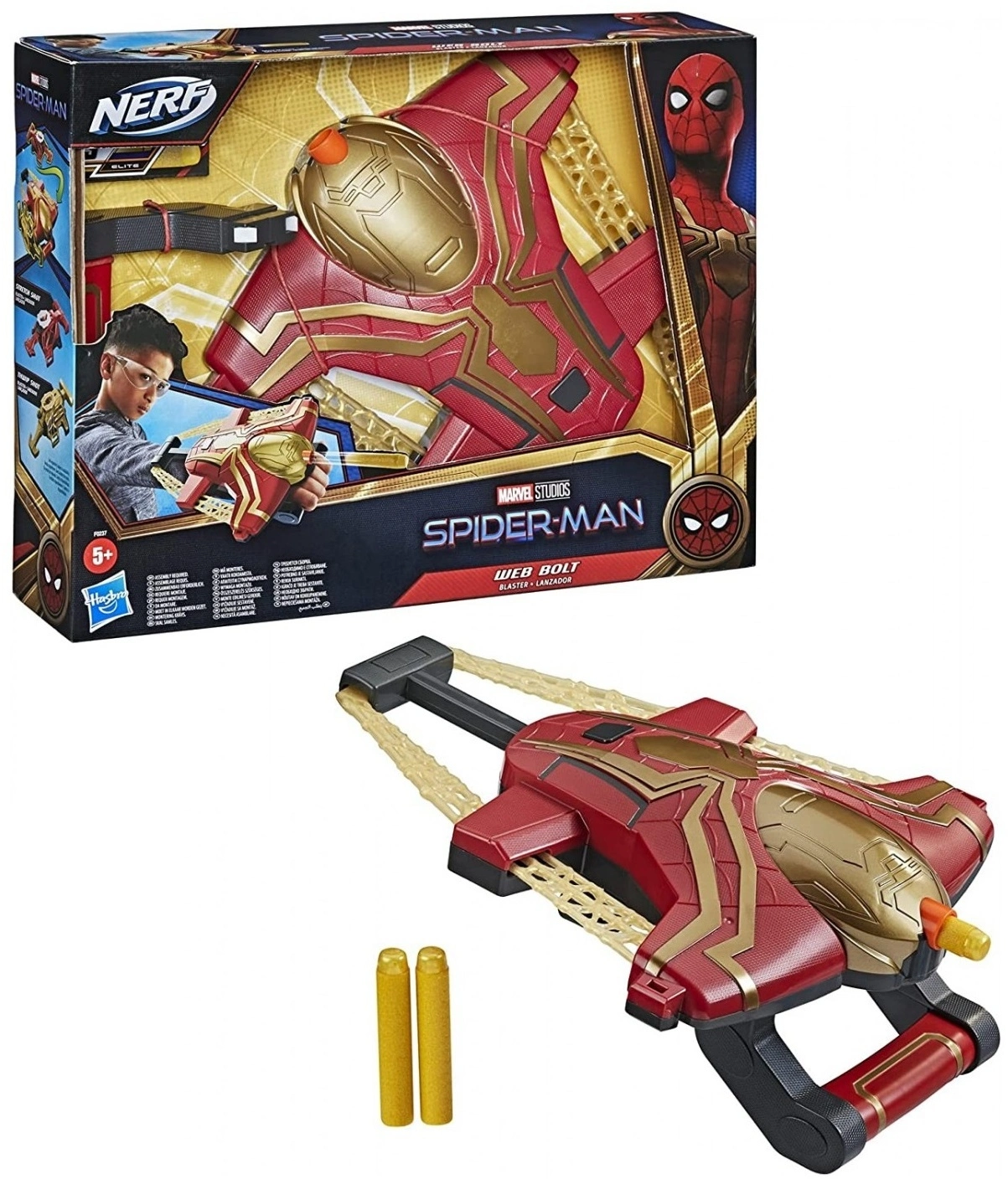 Hasbro Spider-Man Hero Nerf Blaster (F0237) 2 Hasbro Spider-Man Hero Nerf Blaster (F0237) - Image 2