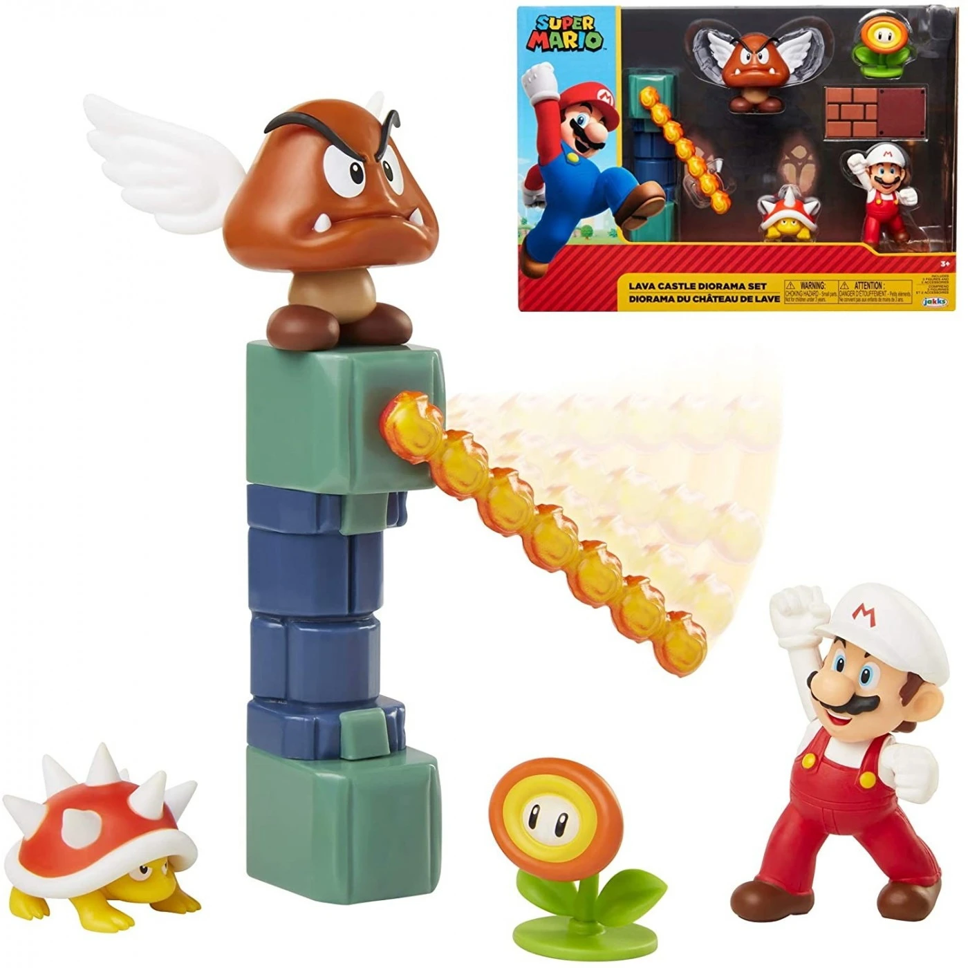 Super Mario Διοραμα Lava Castle Με 5 Φιγούρες (JPA40015) 3 Super Mario Διοραμα Lava Castle Με 5 Φιγούρες (JPA40015) - Image 3