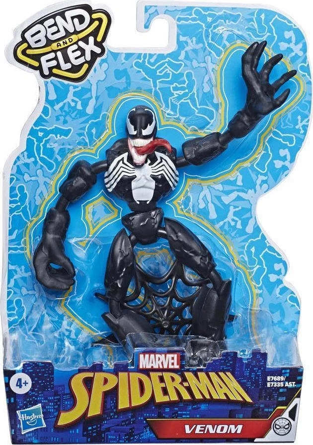 Hasbro Φιγούρα Spider-Man Bend And Flex Venom And Web Accessory (E7689) 1 Hasbro Φιγούρα Spider-Man Bend And Flex Venom And Web Accessory (E7689)