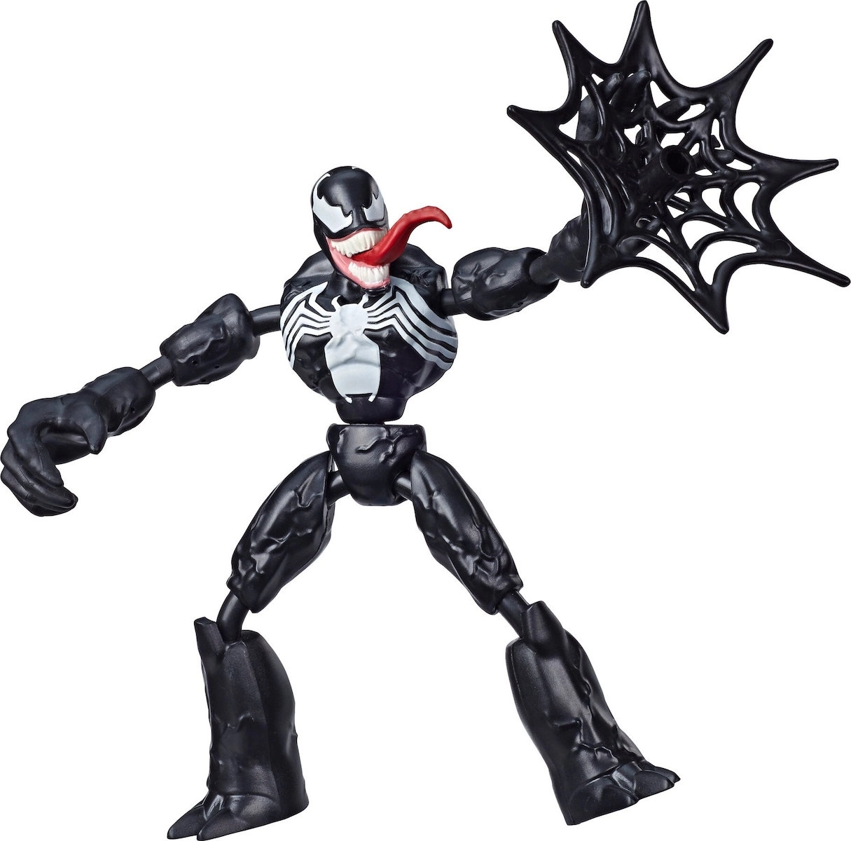 Hasbro Φιγούρα Spider-Man Bend And Flex Venom And Web Accessory (E7689) 2 Hasbro Φιγούρα Spider-Man Bend And Flex Venom And Web Accessory (E7689) - Image 2