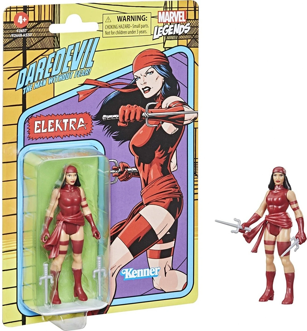 Hasbro Marvel Legends 3.75 Recollect Retro Elektra (F26575) 2 Hasbro Marvel Legends 3.75 Recollect Retro Elektra (F26575) - Image 2