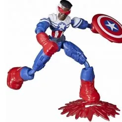 Hasbro Avengers Bend And Flex Figures: Captain America Falkon (F0971)