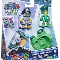 Hasbro Pj Masks Οχήματα Δράσης Pirate Power Gekko VS Robot Battle (F2649/F4586) (F4586) -Φιγούρες Δράσης Εκπτώσεις 211908 1