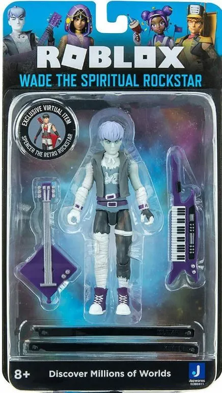 Giochi Preziosi Roblox 1 Figure Pack Wade The Spiritual Rockstar (RBL36100) 1 Giochi Preziosi Roblox 1 Figure Pack Wade The Spiritual Rockstar (RBL36100)