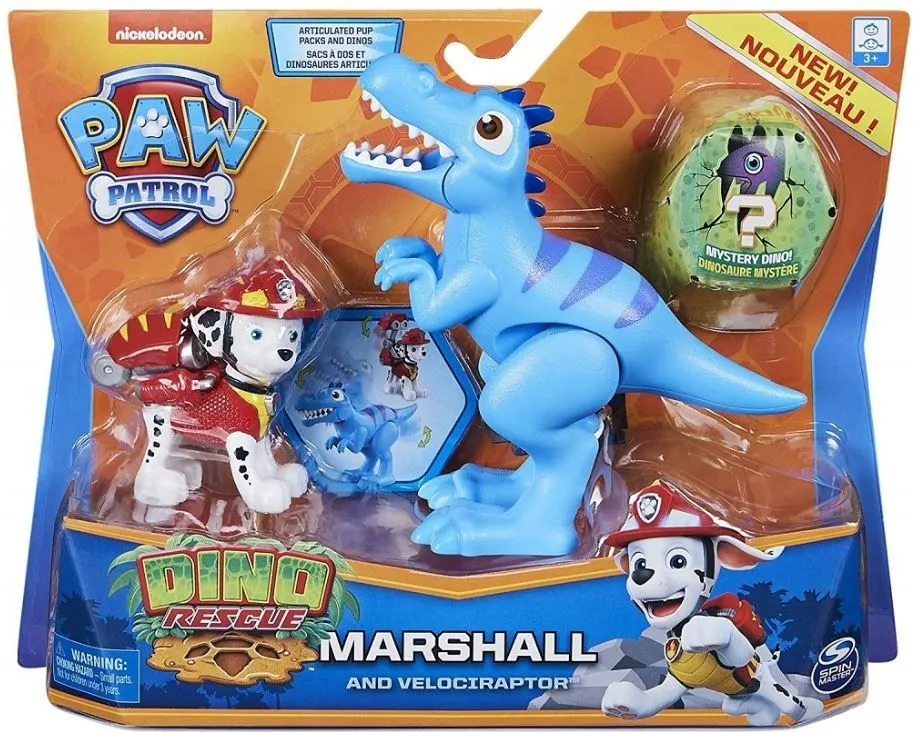Spin Master Paw Patrol Dino Rescue- Marshall And Velociraptor (076455) 1 Spin Master Paw Patrol Dino Rescue- Marshall And Velociraptor (076455)