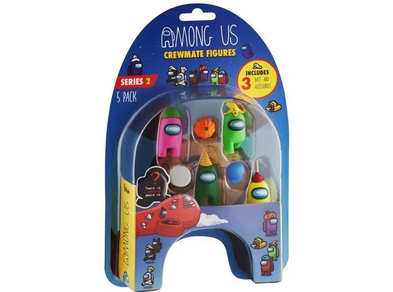 P.M.I. Among Us Crewmate Figures – 5 Pack (S2) (AU2240-H/074505) 2 P.M.I. Among Us Crewmate Figures – 5 Pack (S2) (AU2240-H/074505) - Image 2