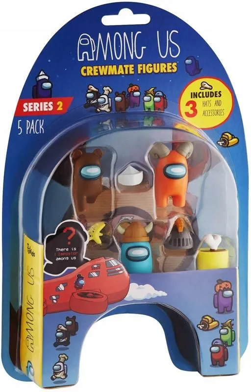 P.M.I. Among Us Crewmate Figures – 5 Pack (S2) (AU2240-H/074505) 3 P.M.I. Among Us Crewmate Figures – 5 Pack (S2) (AU2240-H/074505) - Image 3