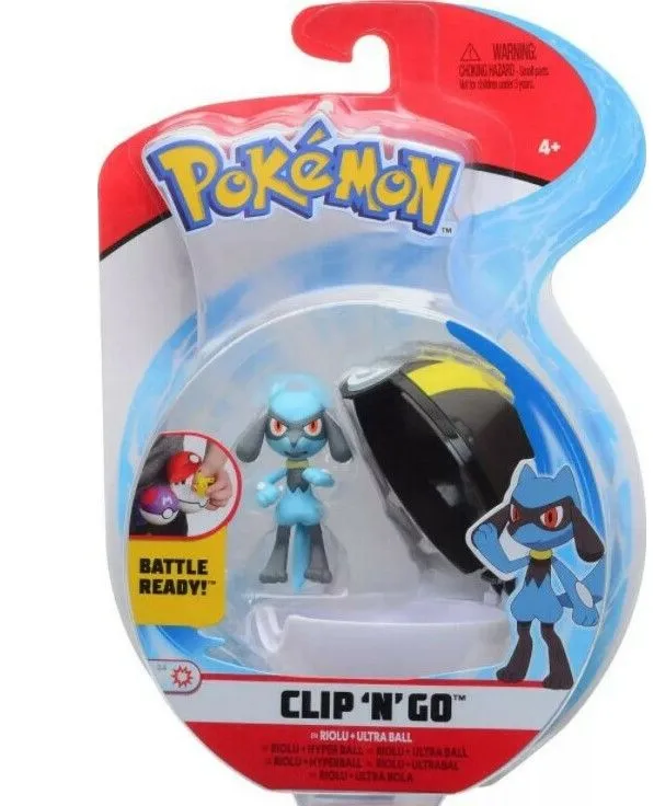 Pokemon Poke Ball Clop N Go Με Φιγούρα Riolu And Pokeball (JW095057-D/2) 3 Pokemon Poke Ball Clop N Go Με Φιγούρα Riolu And Pokeball (JW095057-D/2) - Image 3