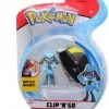 Pokemon Poke Ball Clop N Go Με Φιγούρα Riolu And Pokeball (JW095057-D/2)