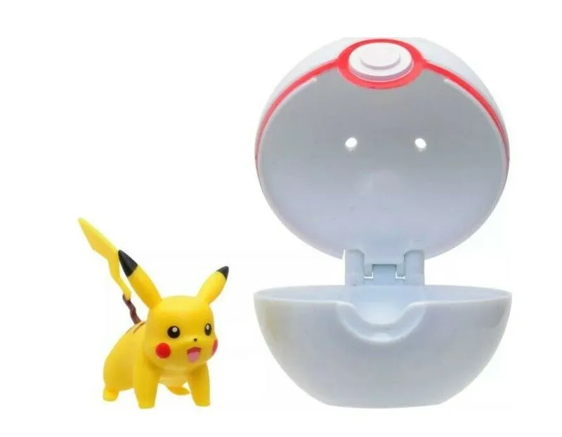 Pokemon Poke Ball Clop N GO Με φιγούρα Pikachu And Premier Ball (JW095057-D/5) 2 Pokemon Poke Ball Clop N GO Με φιγούρα Pikachu And Premier Ball (JW095057-D/5) - Image 2