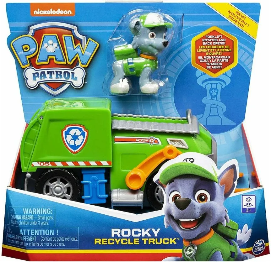 Spin Master Paw Patrol Rocky Recycle Truck With Pup (20114325) 1 Spin Master Paw Patrol Rocky Recycle Truck With Pup (20114325)