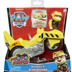 Spin Master Paw Patrol: Moto Pups- Rubble Deluxe Vehicle (20127785) 5 Spin Master Paw Patrol: Moto Pups- Rubble Deluxe Vehicle (20127785) -Φιγούρες Δράσης Εκπτώσεις 213471 1
