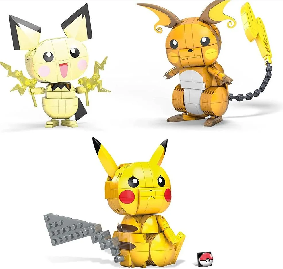 Mattel Pokemon Mega Pikachu Evolution Trio (GYH06) 2 Mattel Pokemon Mega Pikachu Evolution Trio (GYH06) - Image 2