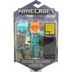 Mattel Minecraft Φιγούρες 3.25 ” Alex In Diamond Armor (HDV14) -Φιγούρες Δράσης Εκπτώσεις 218867 1