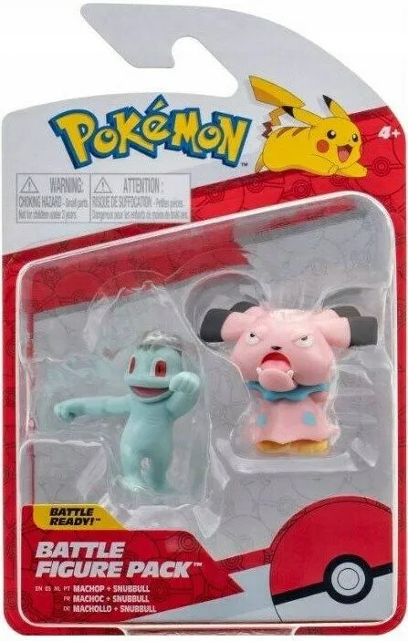 Pokemon Φιγούρες 2 Τεμάχια W11 Machop Snubull (JW095007-E3) 3 Pokemon Φιγούρες 2 Τεμάχια W11 Machop Snubull (JW095007-E3) - Image 3