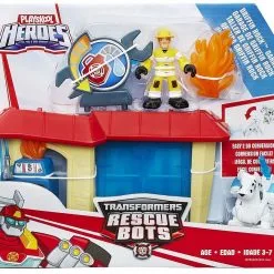 Playskool Transformers Rescue Bots Φιγουρες Δρασης Rescue Adventure Σε 2 Σχεδια (B4963)