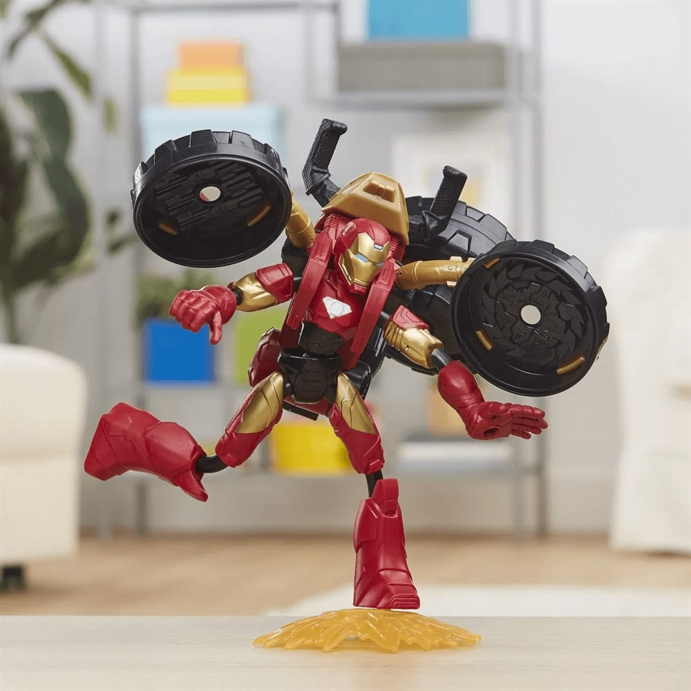Hasbro Avengers Bend And Flex Flex Rider Iron Man (F0244) 1 Hasbro Avengers Bend And Flex Flex Rider Iron Man (F0244)