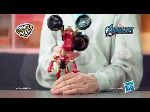 Hasbro Avengers Bend And Flex Flex Rider Iron Man (F0244) 3 Hasbro Avengers Bend And Flex Flex Rider Iron Man (F0244) - Image 3